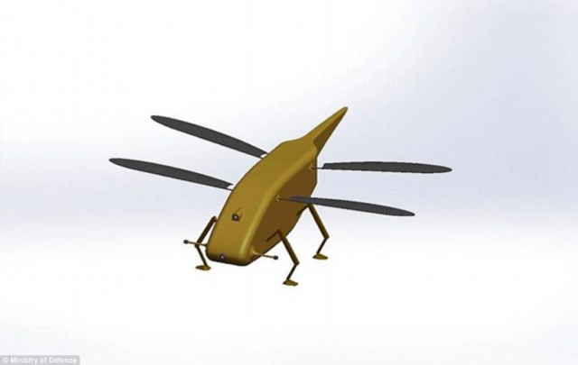 英国将部署仿蜻蜓微型无人机
